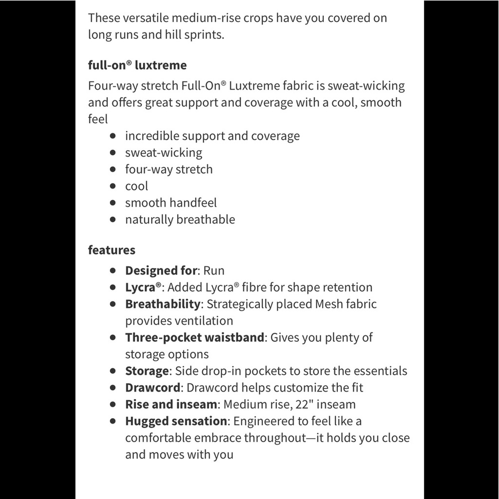 Set! Lululemon pace rival crop and cool racer back - Picture 15 of 15